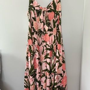 Agua bendita for Target, Front tie, Keyhole Maxi Dress, Sz M